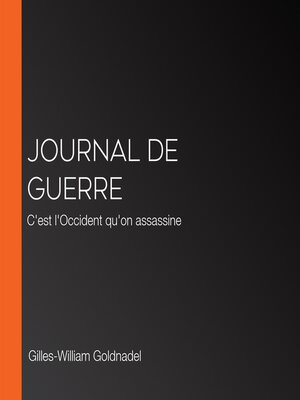 cover image of Journal de guerre